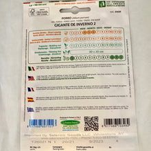 Load image into Gallery viewer, 346 - LEEKS SEEDS