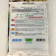 Load image into Gallery viewer, 370 - SPINACH SEEDS