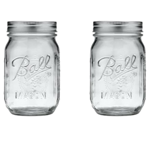 Mason Ball Jars (various sizes)