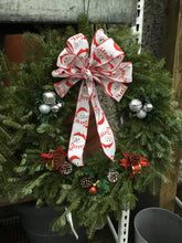 Load image into Gallery viewer, 16 Inch Wreath with Snowman Bow
